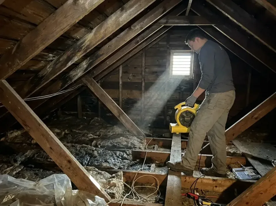 attic-water-damage-drying-proc-007 — frequently asked questions, Emergency Water Extraction & 24/7 Flood Response in Chattan…